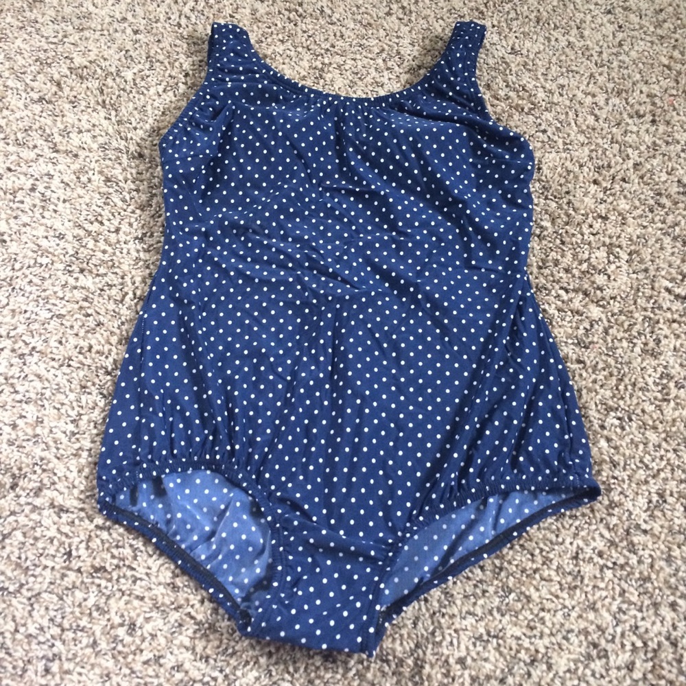 Nomadas polka dot bathing suit.